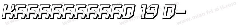 KSIWOXZBPA0 19 0字体转换